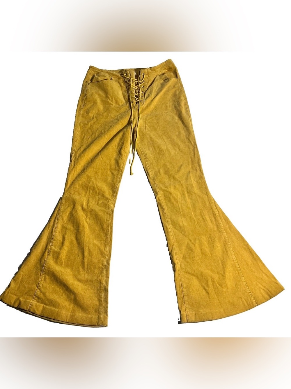 Chrysanthemum Women Corduroy Flare Pant Bell Bottom